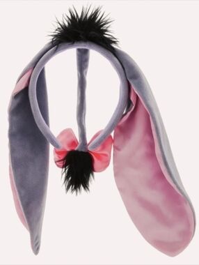 Disney Parks Eeyore Plush Ear Headband with Tail